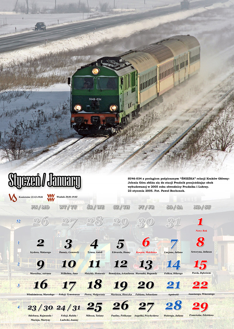 Zdjęcie kalendarza / strony