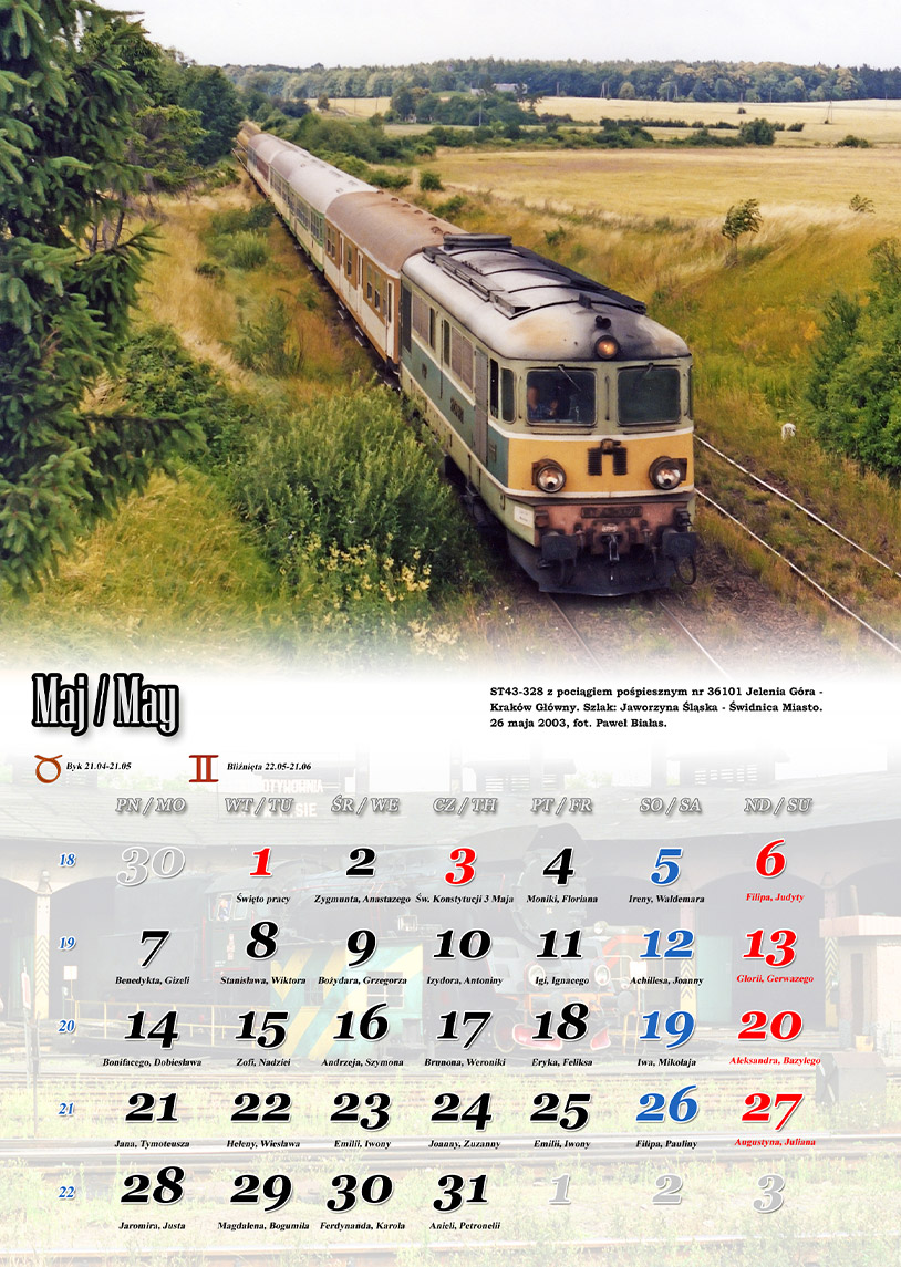 Zdjęcie kalendarza / strony