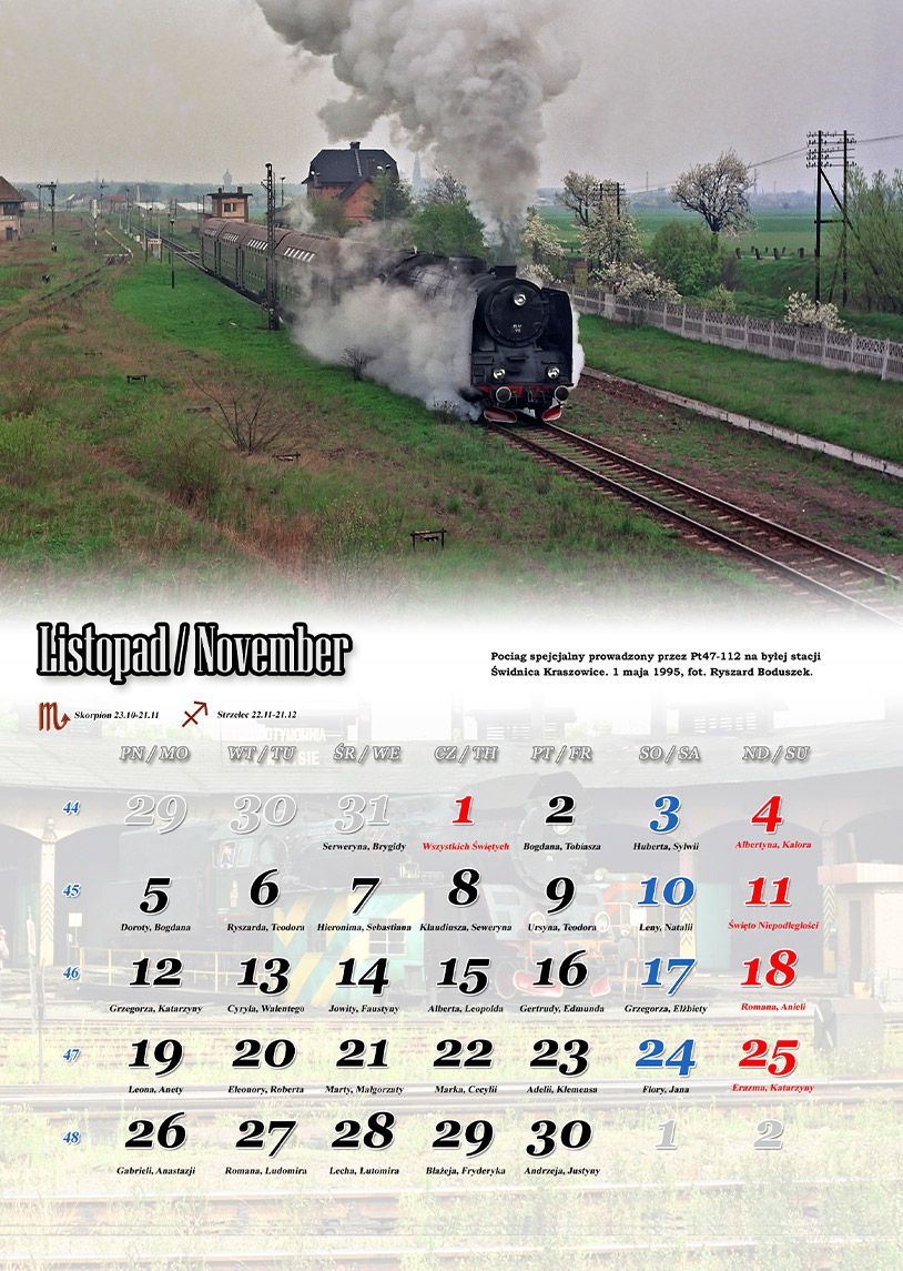 Zdjęcie kalendarza / strony