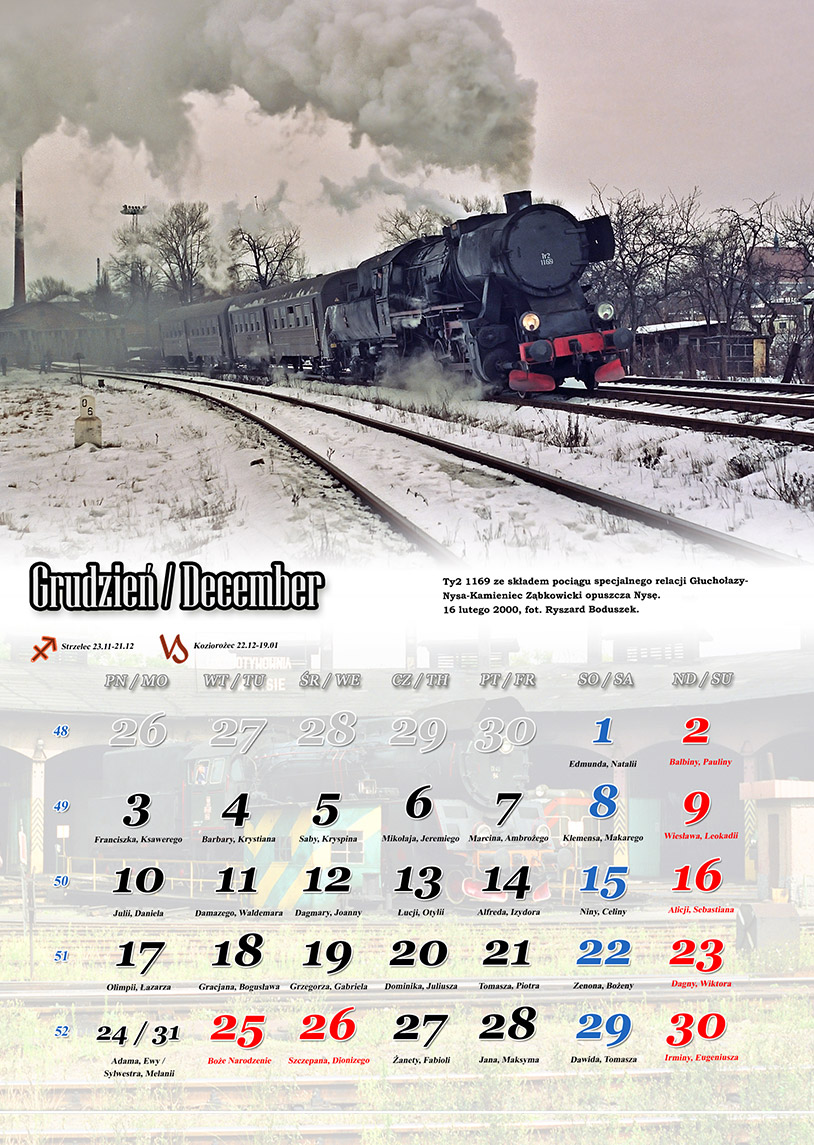 Zdjęcie kalendarza / strony