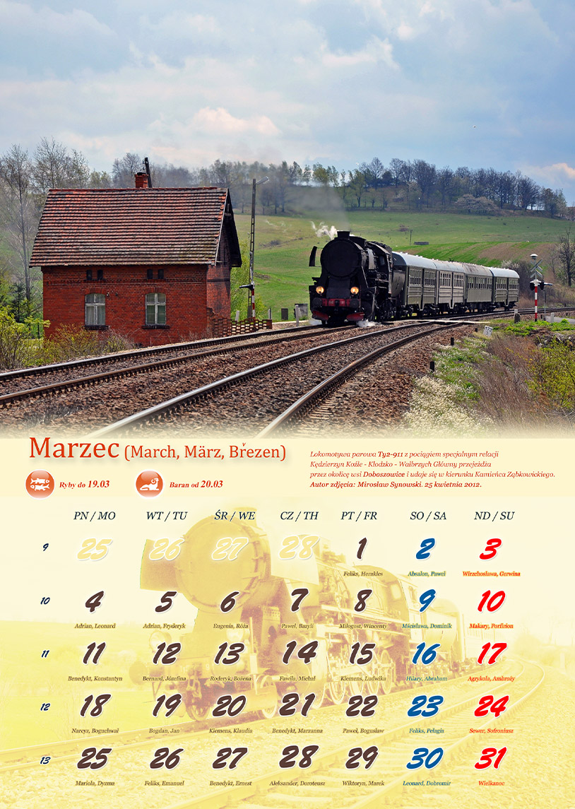 Zdjęcie kalendarza / strony