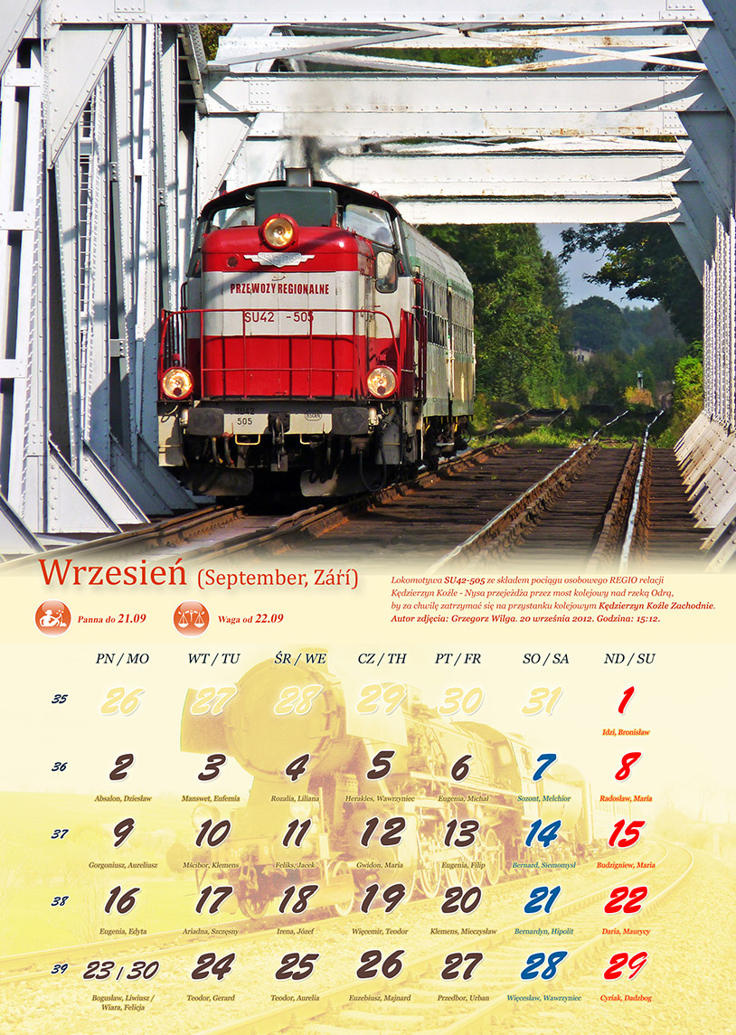 Zdjęcie kalendarza / strony