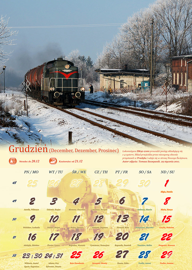 Zdjęcie kalendarza / strony