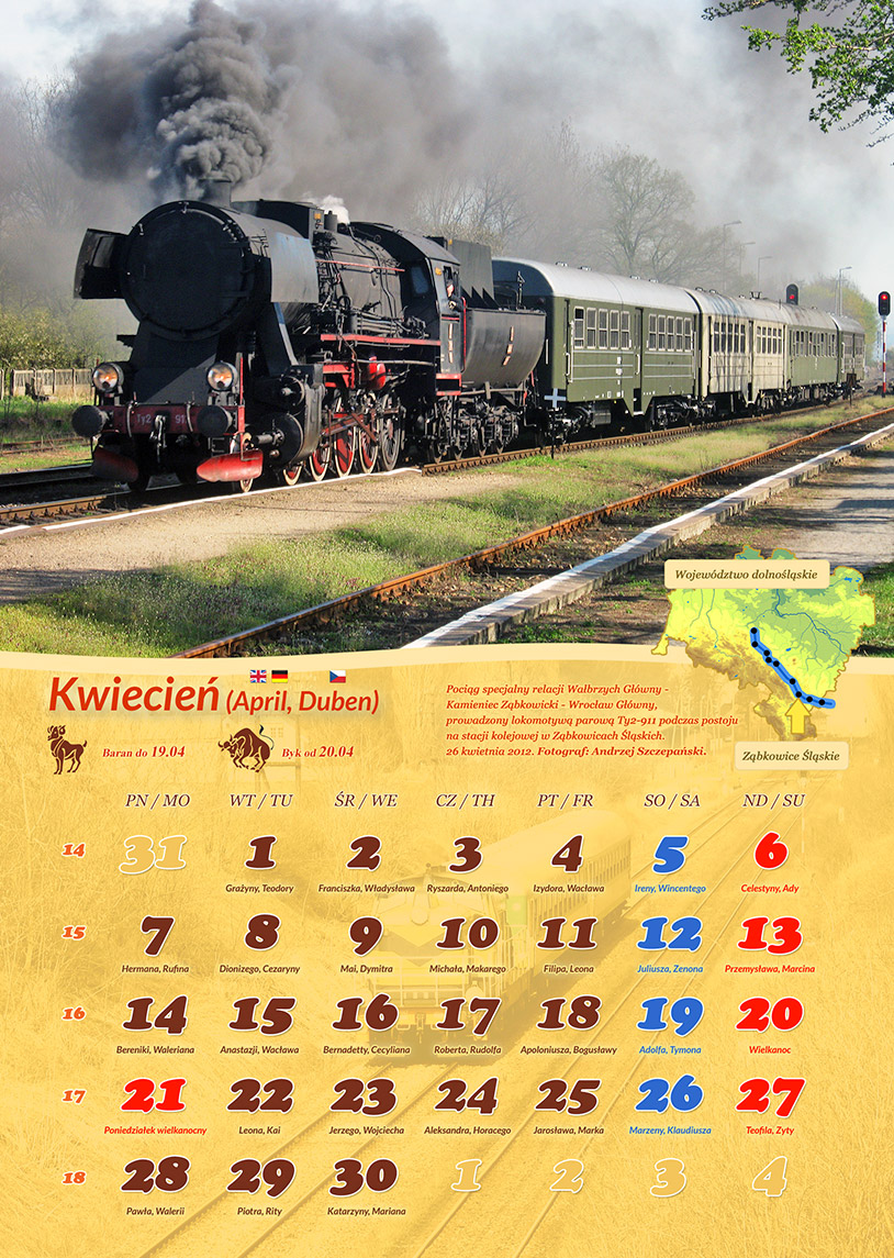 Zdjęcie kalendarza / strony