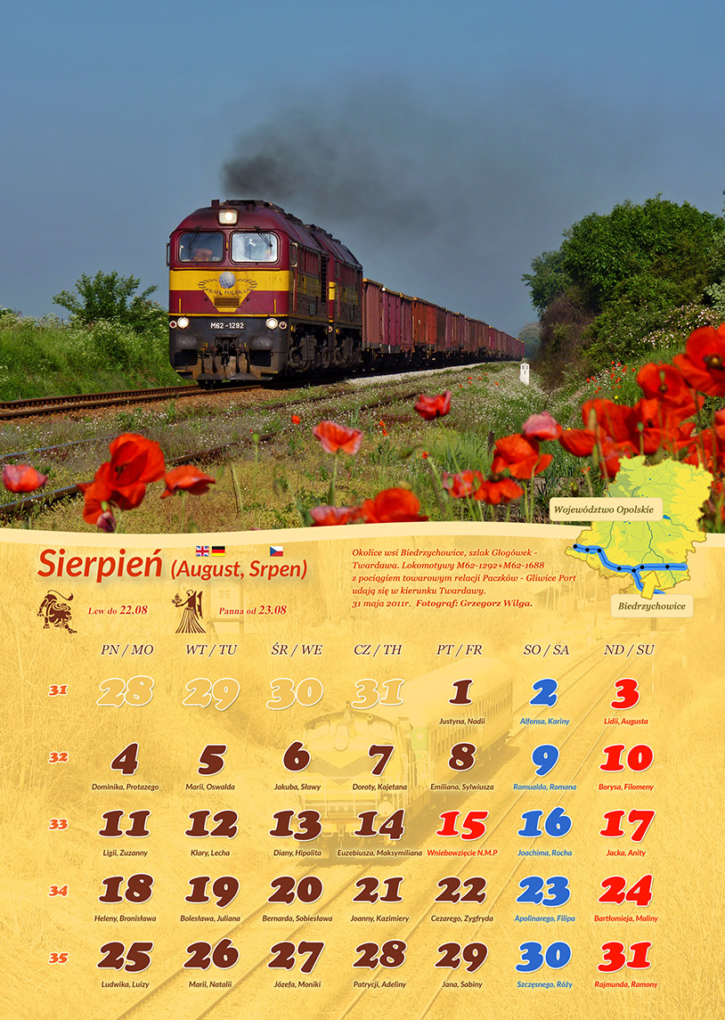 Zdjęcie kalendarza / strony