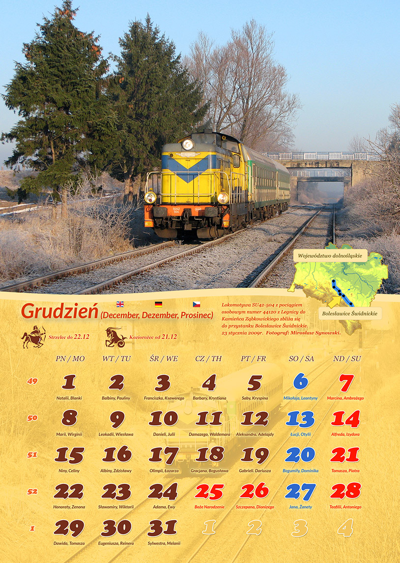 Zdjęcie kalendarza / strony