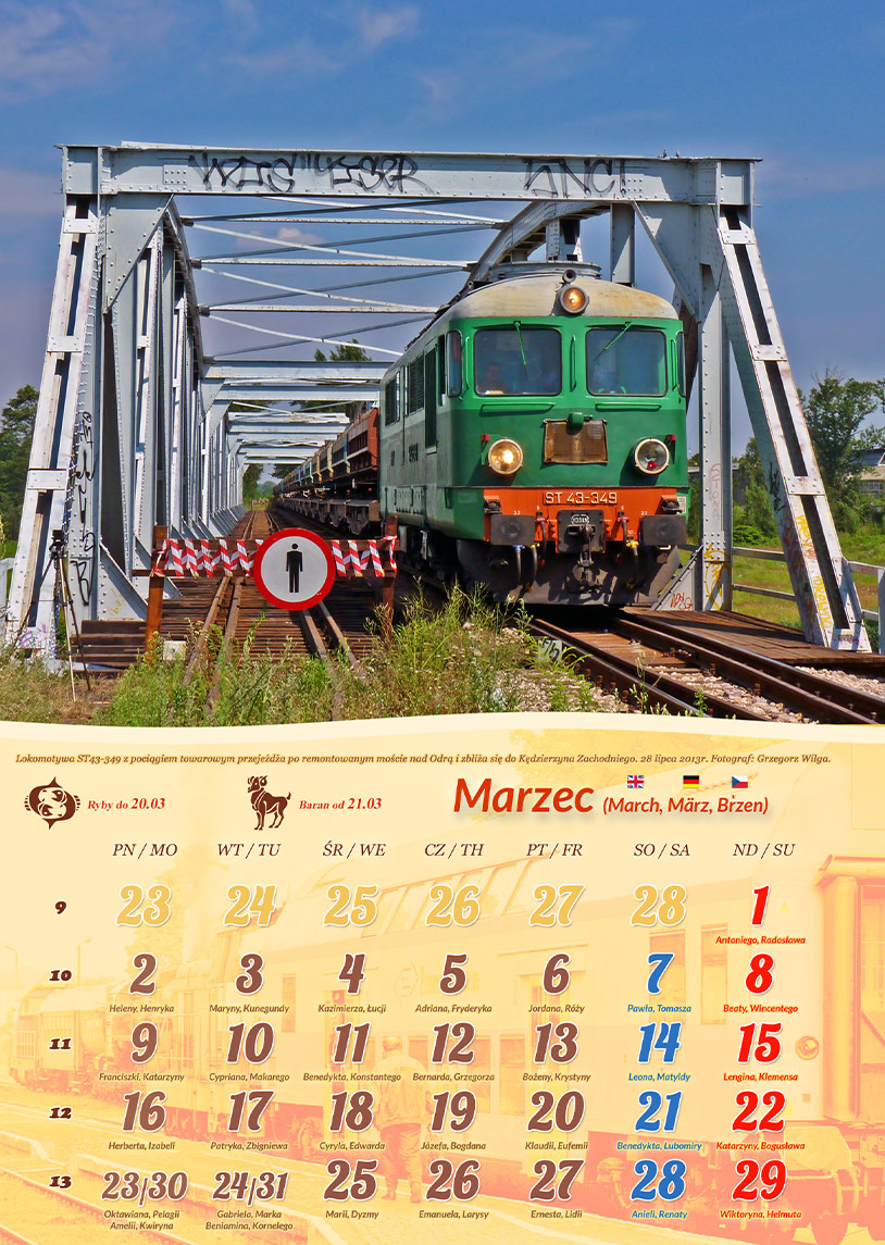 Zdjęcie kalendarza / strony