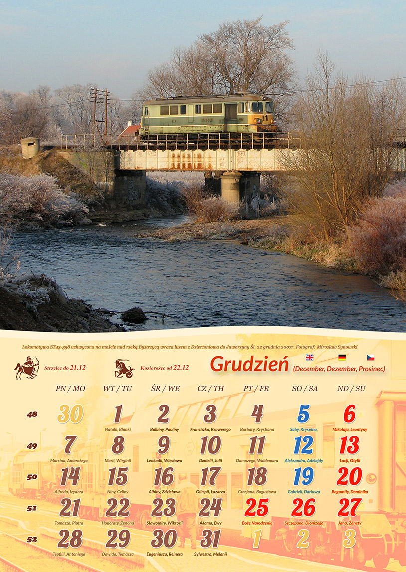 Zdjęcie kalendarza / strony