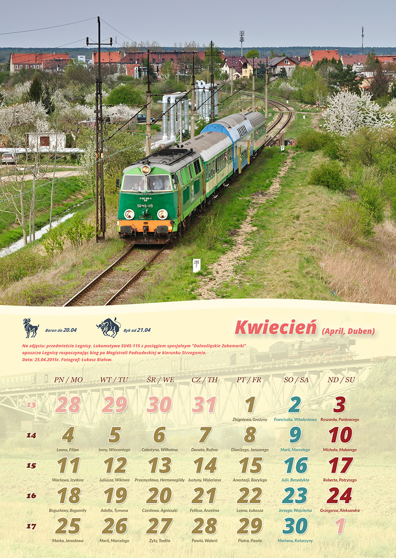 Zdjęcie kalendarza / strony