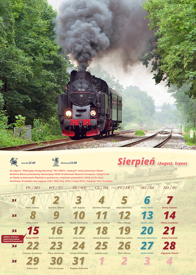 Zdjęcie kalendarza / strony