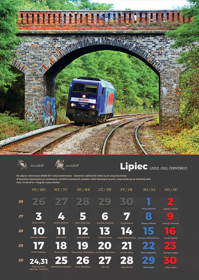 Zdjęcie kalendarza / strony