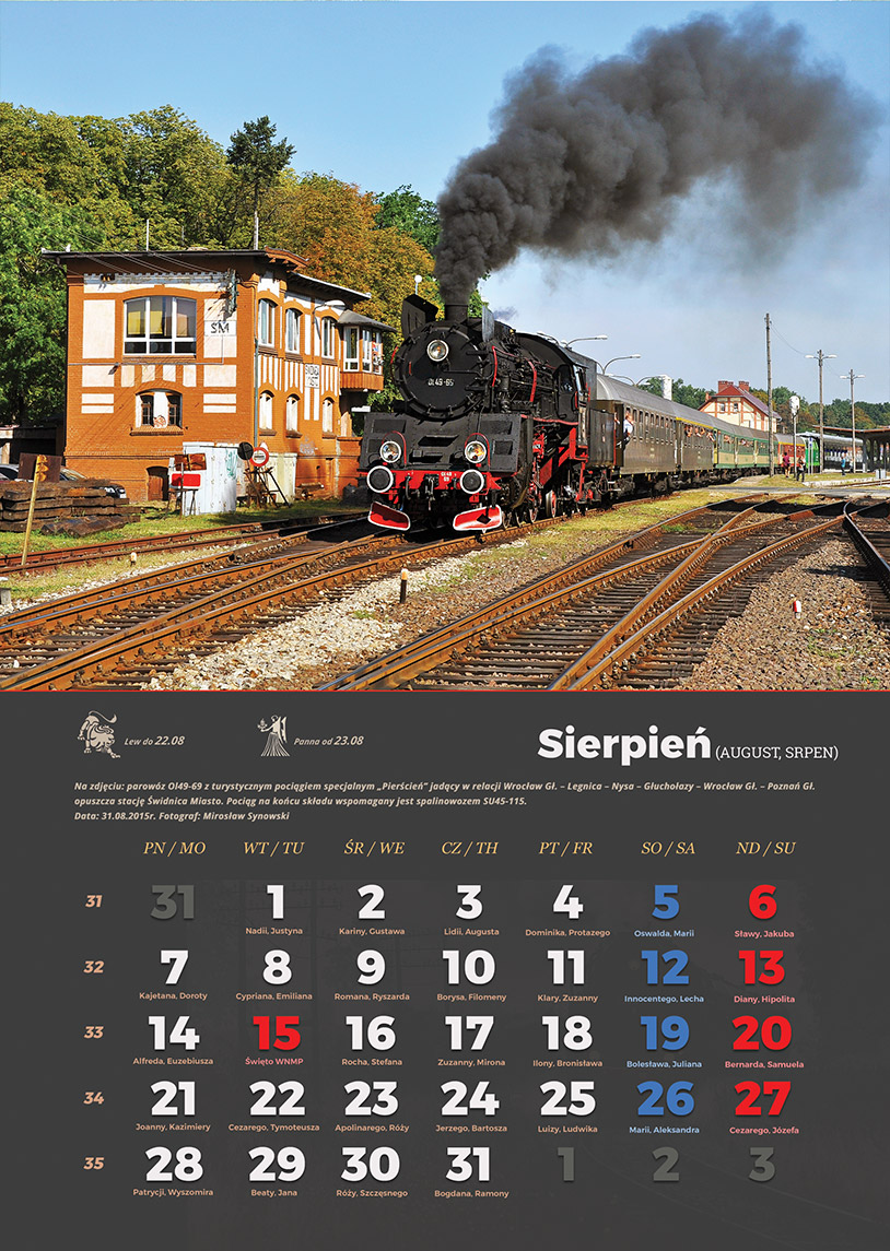 Zdjęcie kalendarza / strony