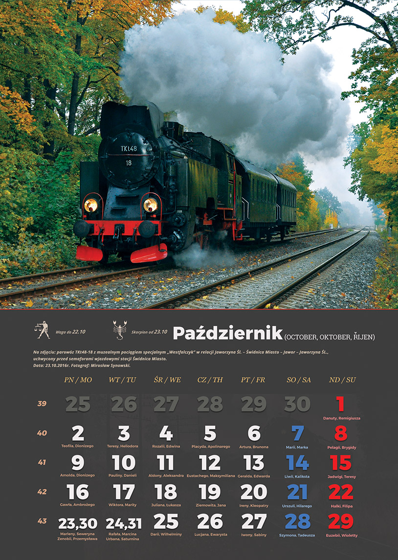 Zdjęcie kalendarza / strony