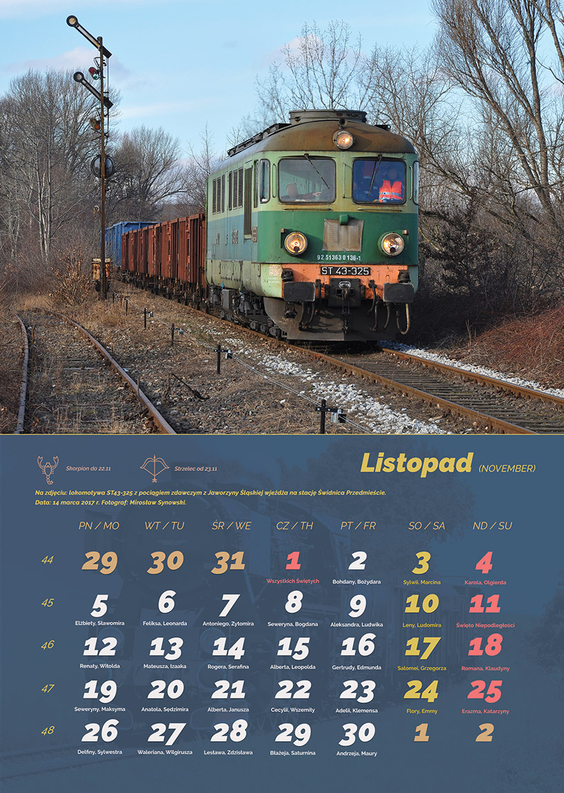 Zdjęcie kalendarza / strony