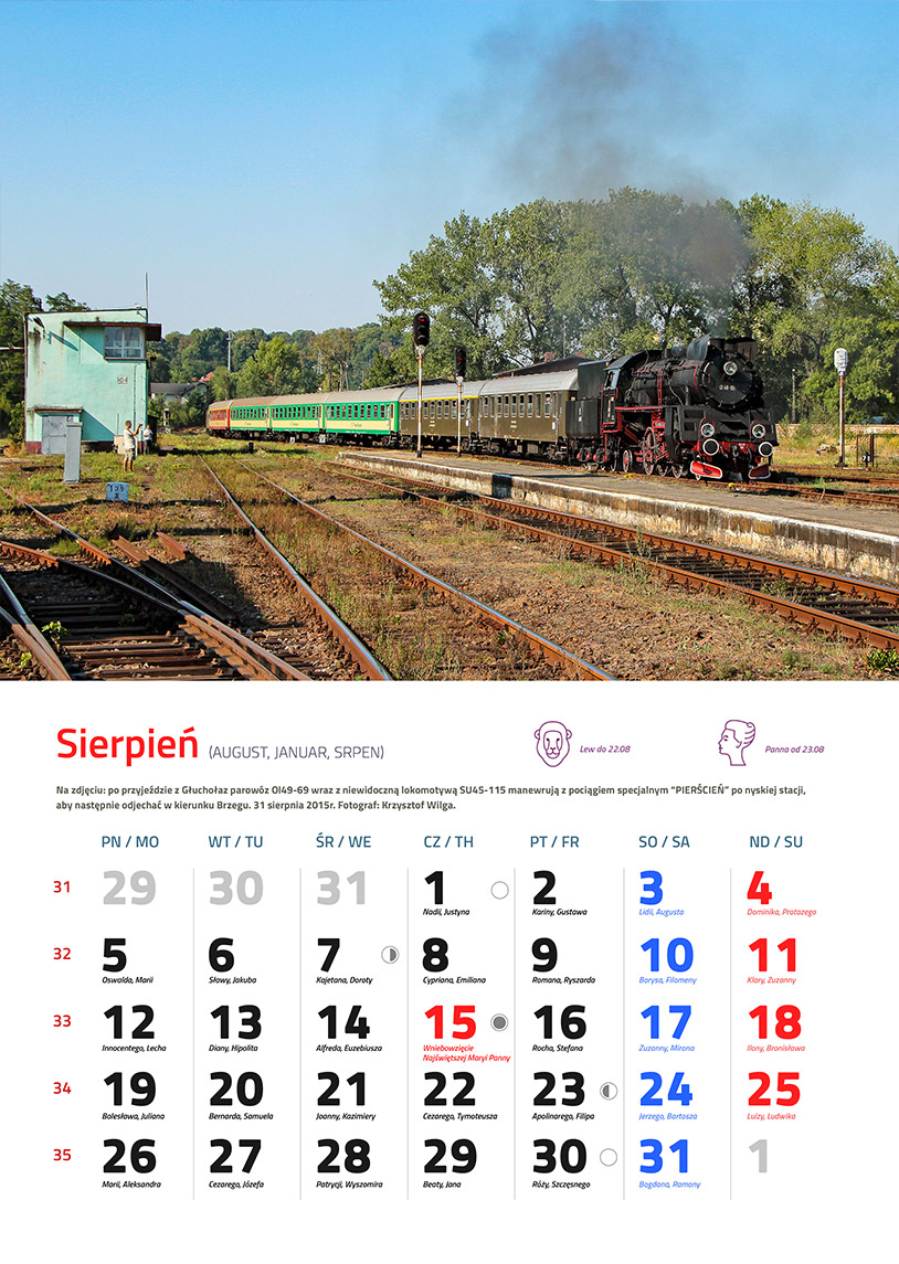 Zdjęcie kalendarza / strony