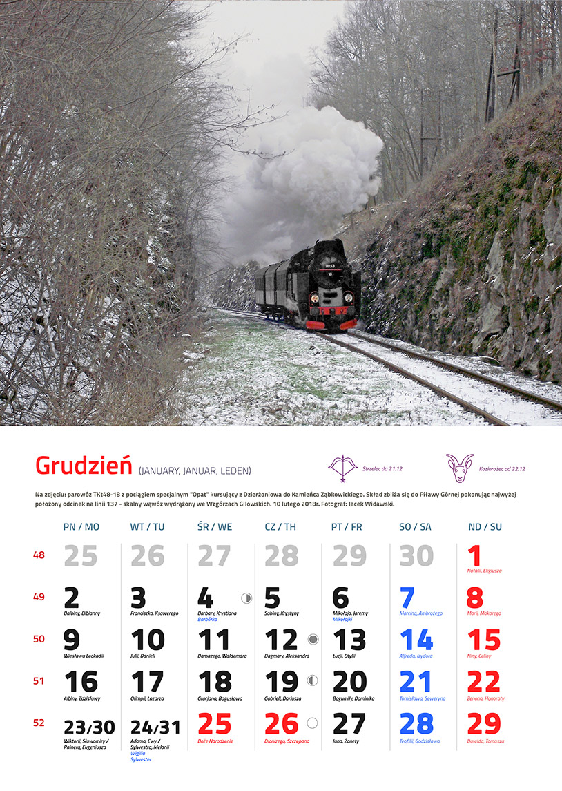 Zdjęcie kalendarza / strony