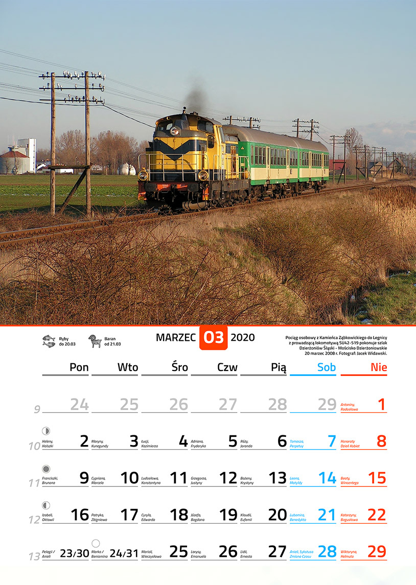 Zdjęcie kalendarza / strony