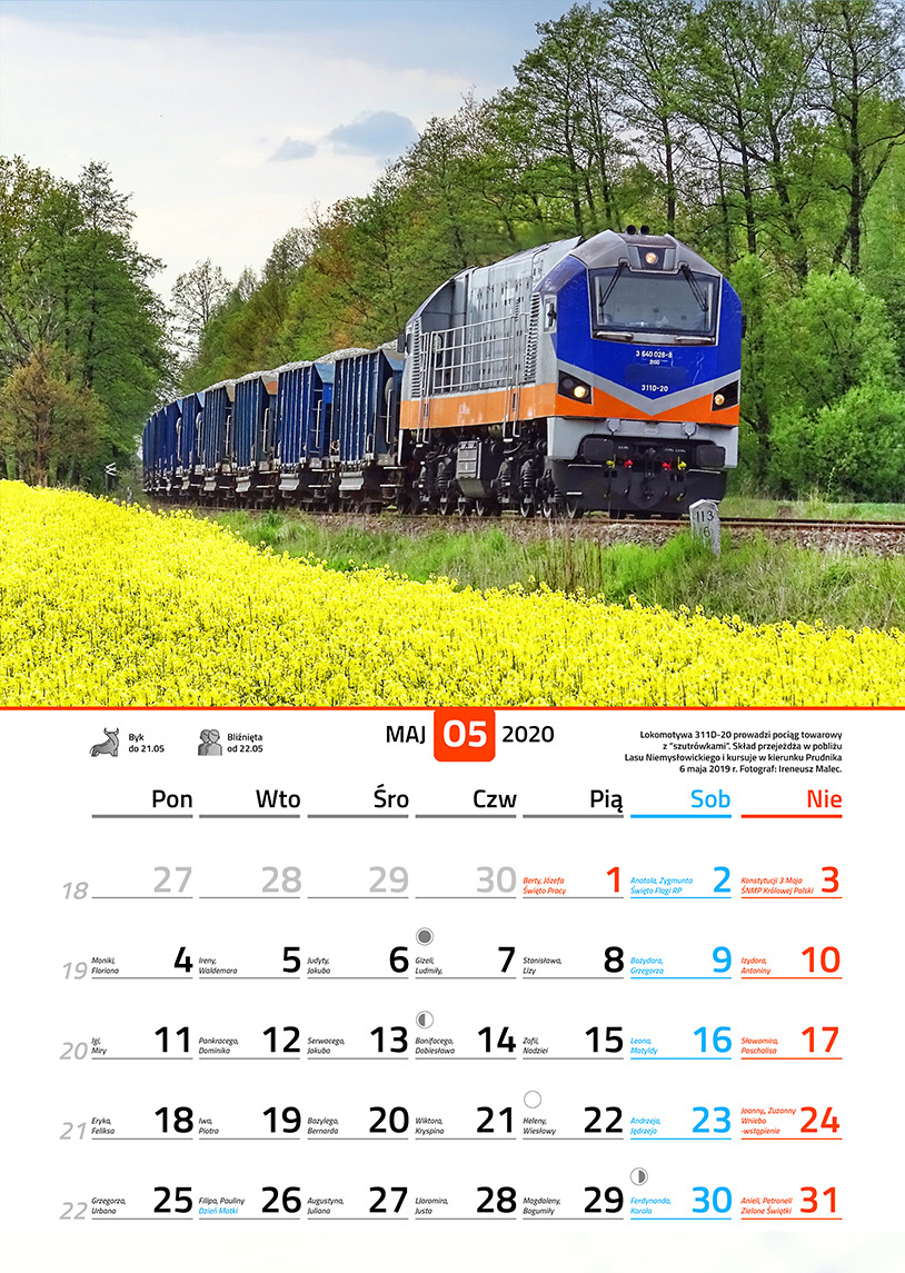 Zdjęcie kalendarza / strony