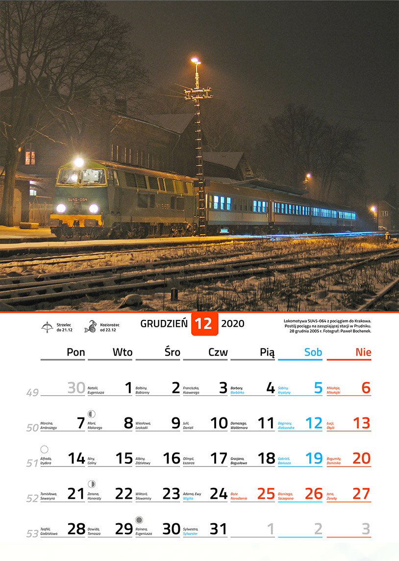 Zdjęcie kalendarza / strony