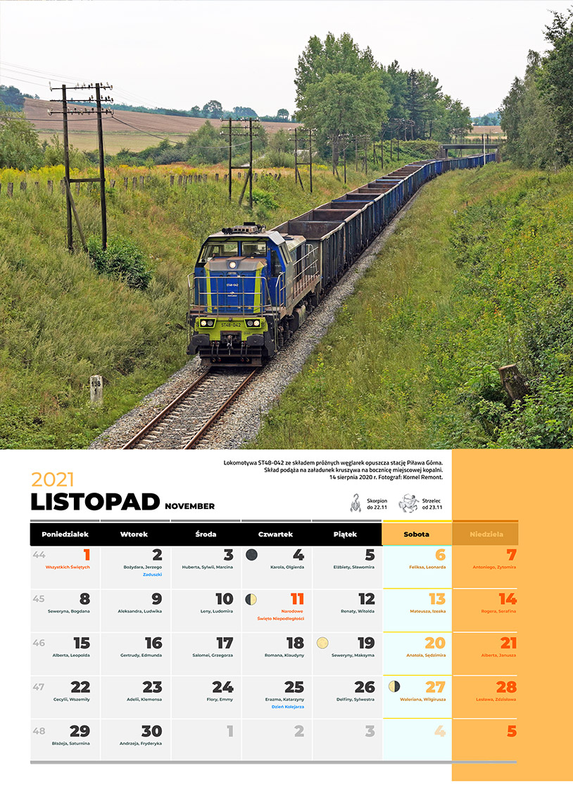 Zdjęcie kalendarza / strony