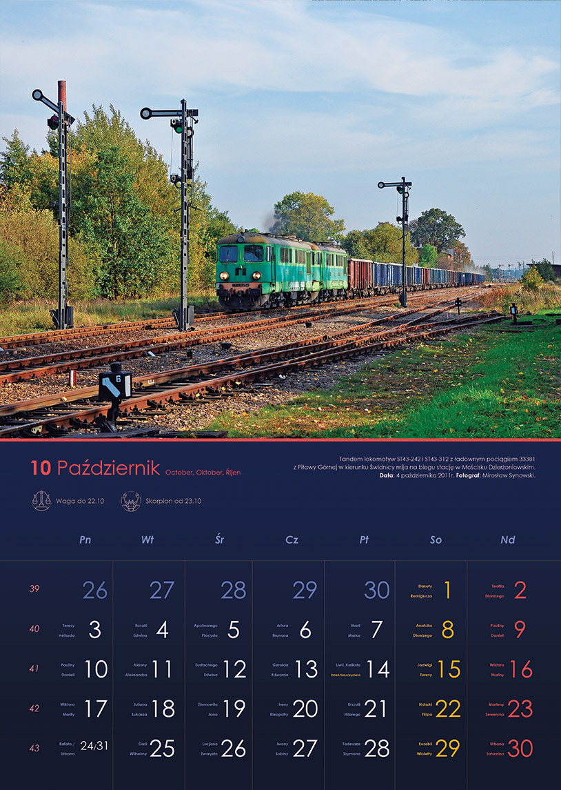 Zdjęcie kalendarza / strony