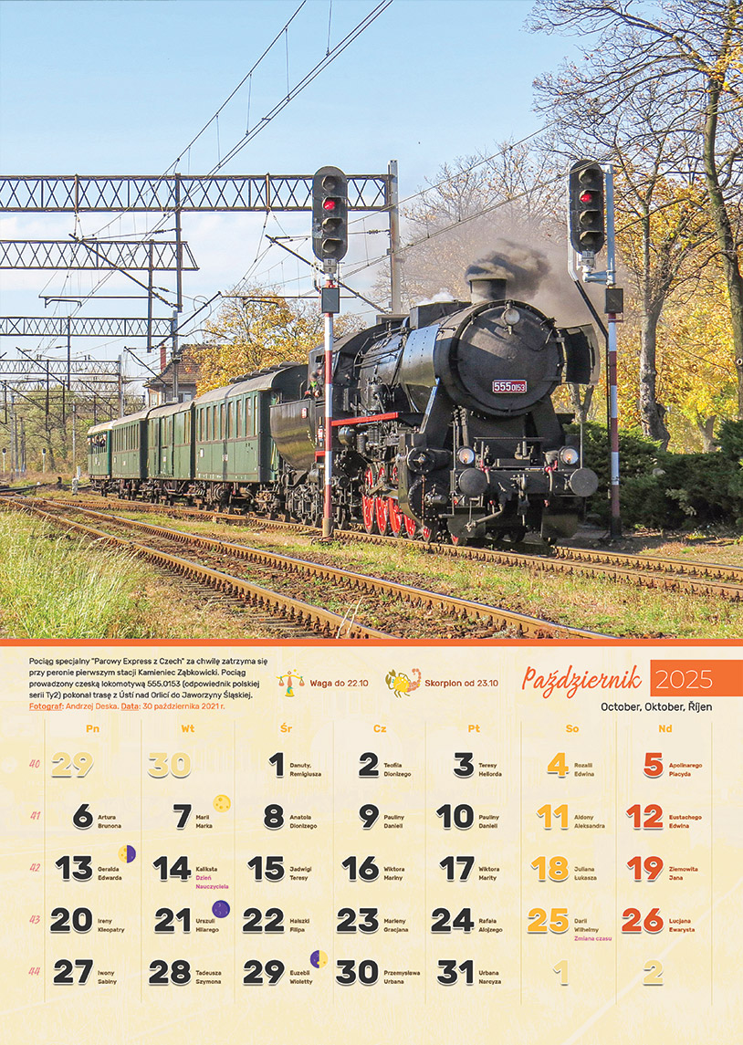 Zdjęcie kalendarza / strony